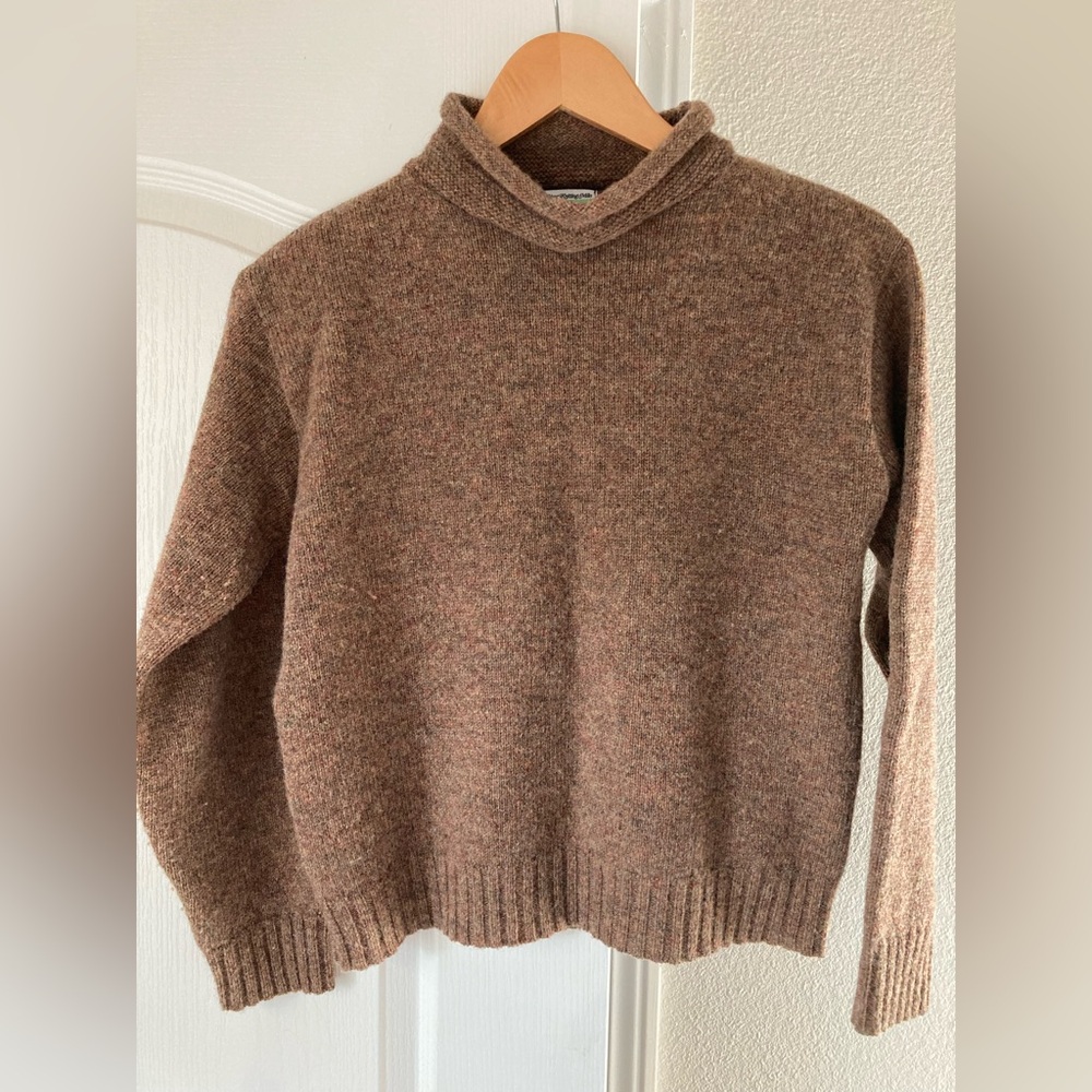 Gamine Workwear Roll Neck Deck Sweater